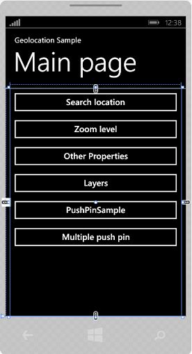 new screens MainPage